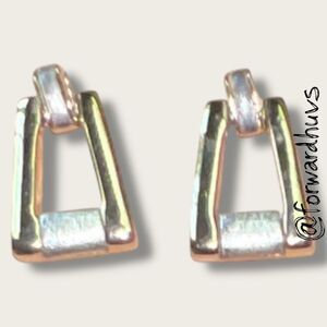 Bundle Sale 3 for $15 | Gold Tone & Silver Accent Door Knocker Earrings